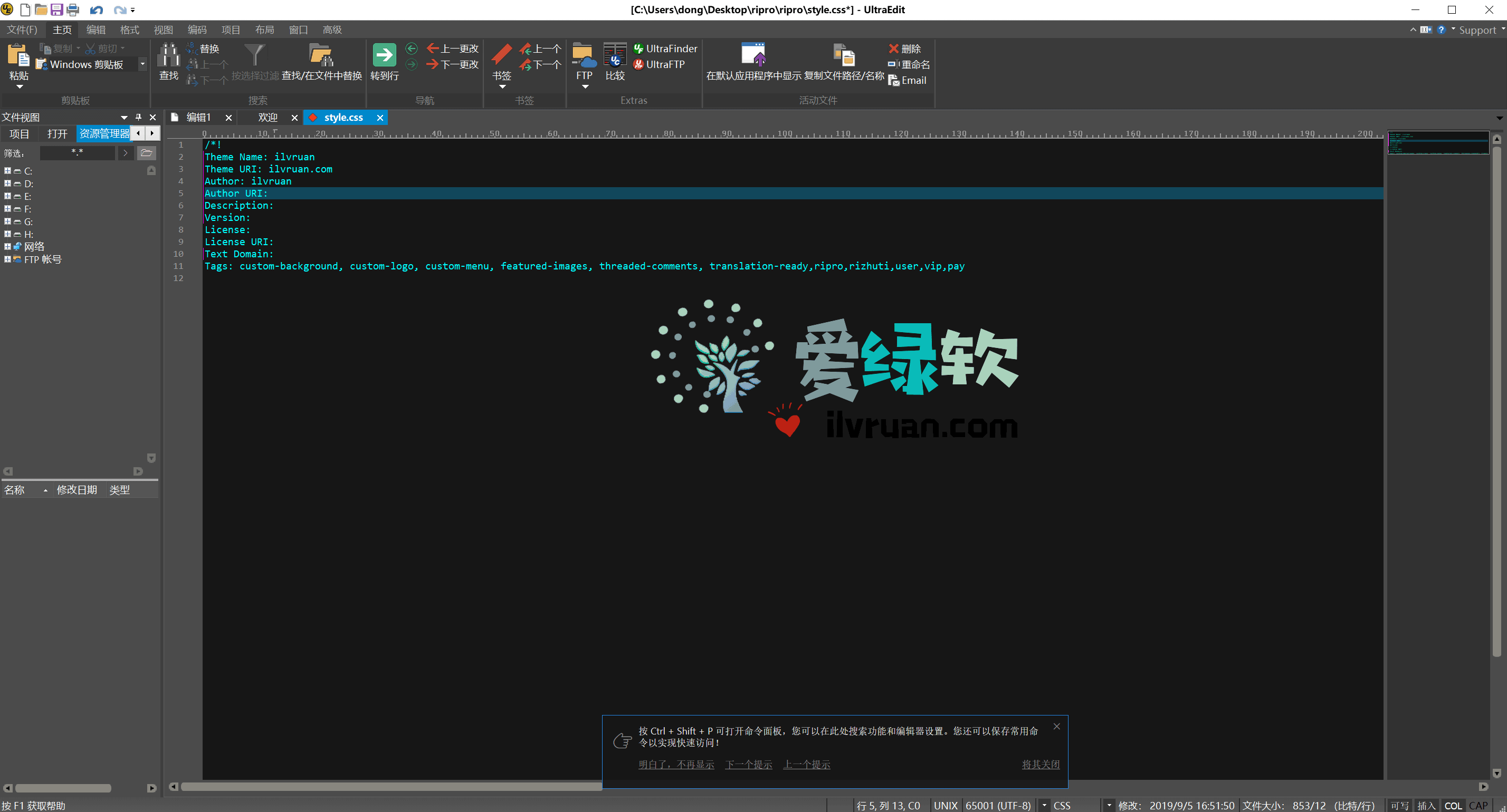 文本/十六进制编辑器 UltraEdit v26.20.0.6 中文绿色特别版  