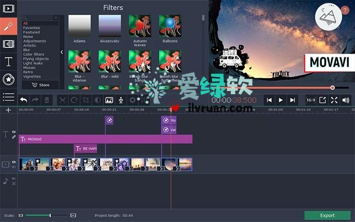 视频处理编辑 Movavi Video Suite v18.4 特别版  