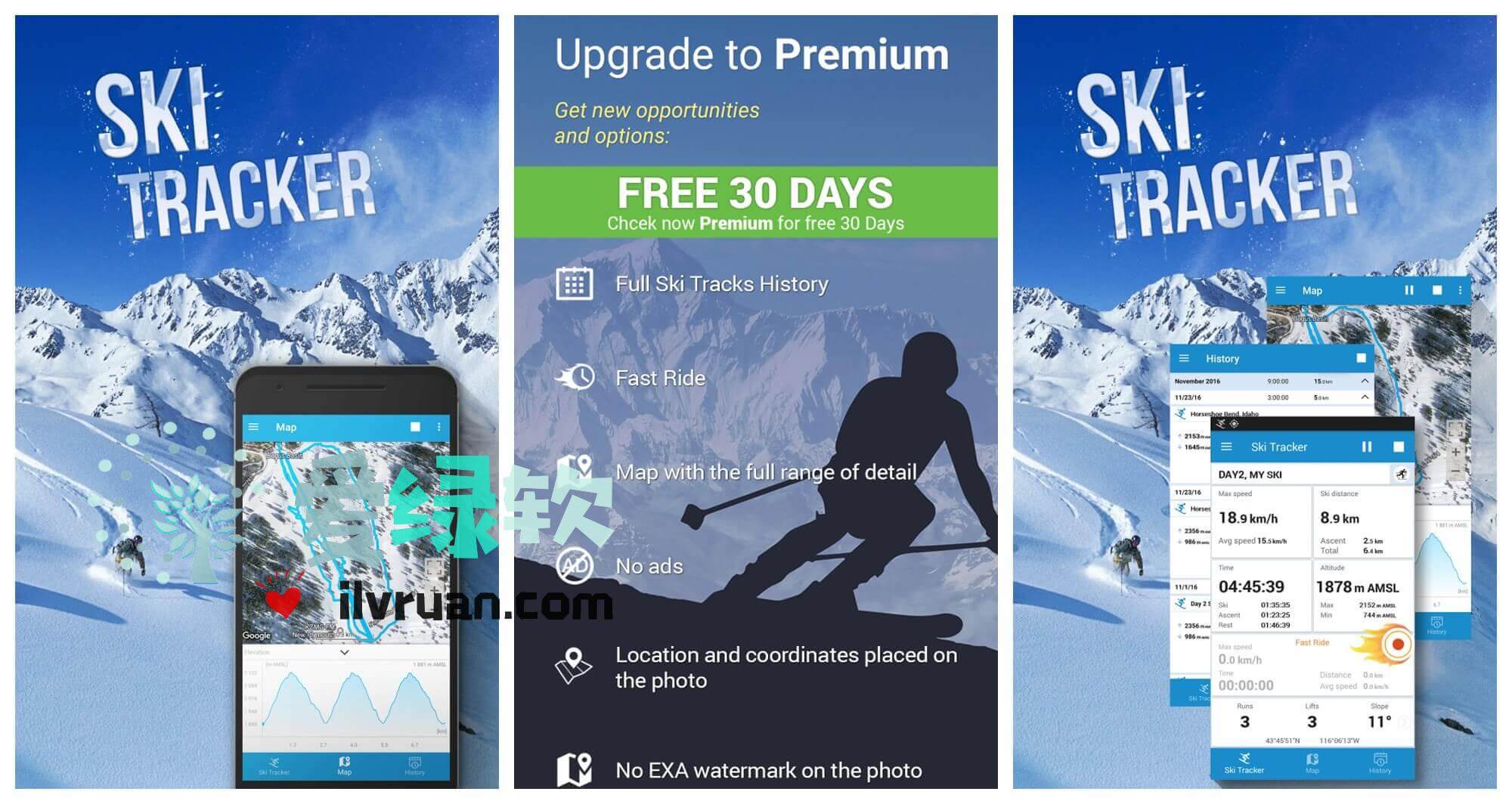 安卓 滑雪跟踪 Ski Tracker v1.15.03 付费高级特别版
