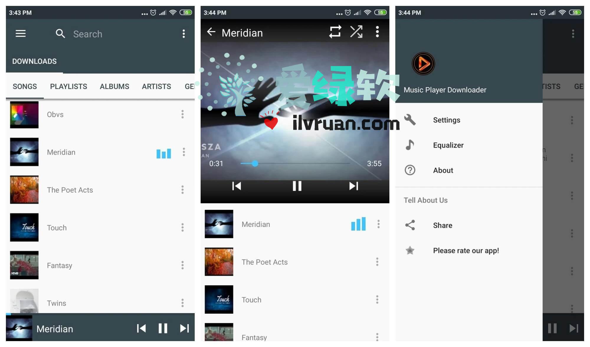 安卓 音乐播放器 Premium Music Player MP3 SD Downloader v2.9 付费特别版  